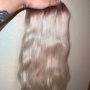 Bellami real hair extensions.